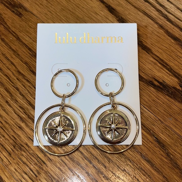 North Star Earring Set by Lulu Dharma NWT - Picture 3 of 4